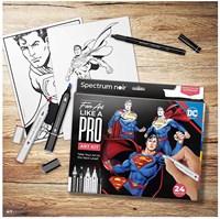 Creativ Company set de colorear Superman - ilustración héroes de cómic fan-art-3
