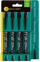 Creativ Company rotuladores caligrafía set negro para niños y hobby