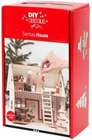 Creativ Company set de manualidades navideñas de madera - Casa de Papá Noel DIY-3