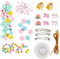 Creativ Company set de joyería manualidades collar pulseras pendientes cuentas-2