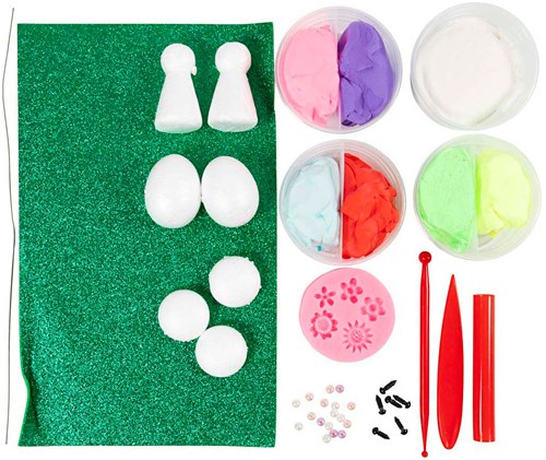 Creativ Company set de modelado hada colores pastel - kit creativo-2