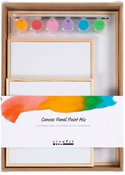 Creativ Company set de pintura en lienzo colorido para niños y adultos