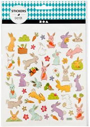 Creativ Company pegatinas conejo de Pascua pastel 15x16,5 cm manualidades