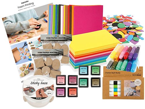 Creativ Company caja creativa impresión de espuma tarjetas y cajas set-2
