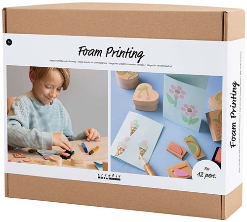 Creativ Company caja creativa impresión de espuma tarjetas y cajas set-3
