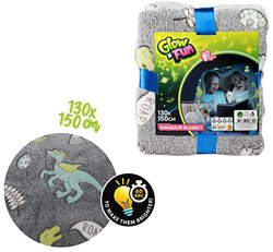 Manta que brilla en la oscuridad dino 35562A