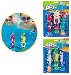 Toi-Toys set de peces de buceo juguete criaturas marinas para agua