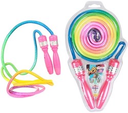 Toi-Toys cuerda para saltar arcoíris plástico 2,5 metros juguete
