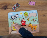 OttoSimon puzzle de madera granja Bumba FSC 7 piezas juguete-3