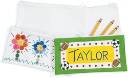 Colorations set de estuches de lona para decorar - Personaliza tu propio estuche, 12 unidades
