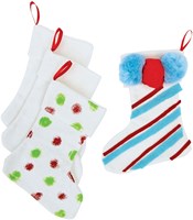 Colorations set calcetín navideño para decorar - Decora tu propio calcetín, set de 12