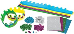Colorations kit de manualidades hacer coronas - set creativo para niños 16 piezas