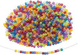 Colorations - Glitter Rijgkralen Kleur in Zak, 453 gram