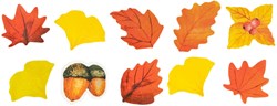 Colorations washi stickers tema otoño - rollo decorativo de 80 piezas