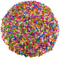 Colorations - Lentejuelas de colores material manualidades 100 gramos multicolor