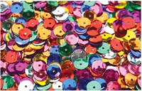 Colorations - Lentejuelas de colores material manualidades 100 gramos multicolor-2