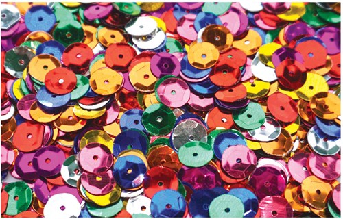 Colorations - Lentejuelas de colores material manualidades 100 gramos multicolor-2