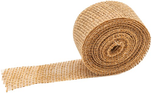 Colorations cinta de yute marrón 500cm para manualidades y decoración