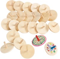 Colorations peonzas de madera set - 24 piezas juguete creativo para niños