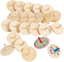 Colorations peonzas de madera set - 24 piezas juguete creativo para niños