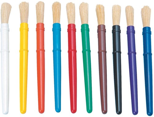 Colorations set de pinceles de plástico para niños 10 piezas pintura