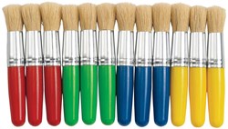 Colorations set pinceles gruesos - 12 piezas pintura niños