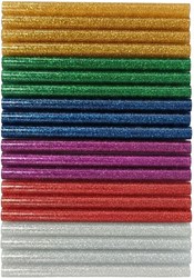 Colorations barras de pegamento con purpurina set manualidades 20 piezas mini pistola