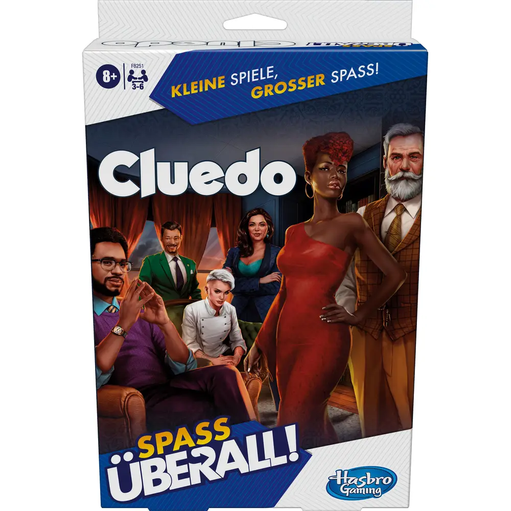 Hasbro Cluedo juego de detective compacto de viaje para niños