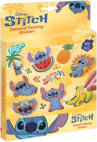 Totum diamond paint stickers Stitch - set creativo para niños
