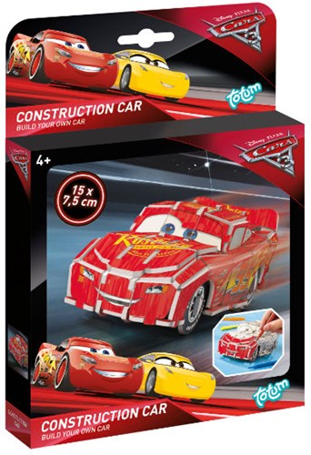 Totum Disney Cars kit de construcción 3D McQueen - set creativo circuito
