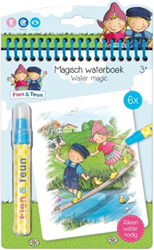 Bambolino Toys libro mágico para colorear con agua Fien & Teun juguete creativo