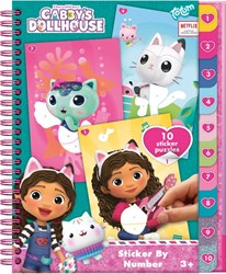 Totum Gabby's Dollhouse libro de pegatinas educativo para niños