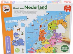 Jumbo Jumbo Aprendo mapa de Países Bajos 19926
