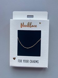 Depesche collar dorado para niños - joya de juguete 47 cm