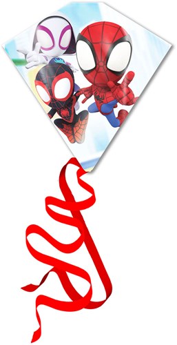 Eolo cometa Spiderman cometa infantil con asa y línea