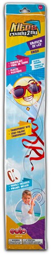 Kites Ready2Fly cometa Emoji - Cometa infantil con estructura de fibra de vidrio