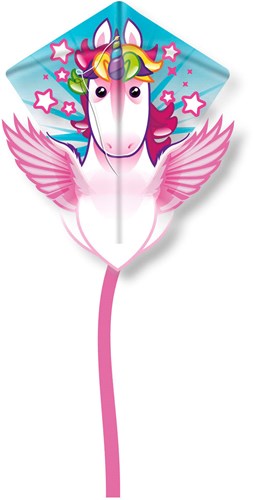 Kites Ready2Fly cometa pop-up unicornio - cometa infantil de nailon resistente-2