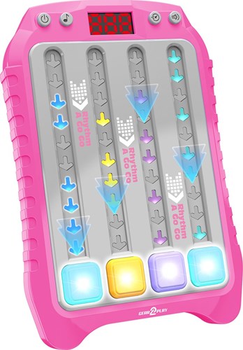 Gear2Play juego de ritmo consola electrónica rosa juego de habilidad niños