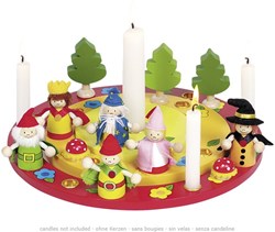 Goki Birthday wreath with a set of figures Disco decorativo para cupcake