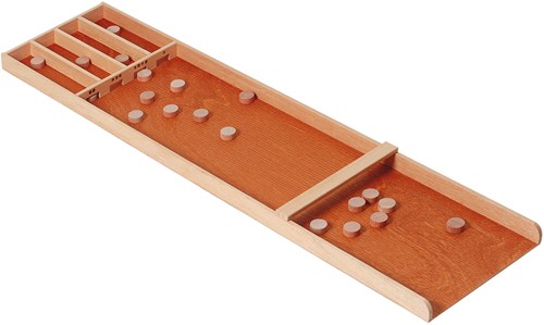 KiddyGo juego de sjoelbak de madera 122cm con fichas