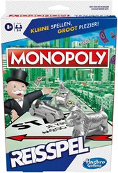 Hasbro Monopoly juego de viaje - juego de mesa compacto para viajar