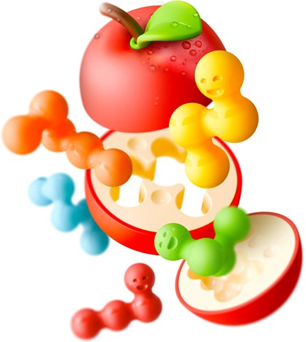 Smart Games Puzzle Manzana - Juego de lógica 3D con 80 desafíos - Expositor 6 unidades-2