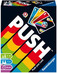 Ravensburger Push - Juego de dados juego de cartas para familias y niños