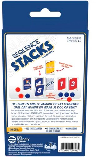 Goliath Juego de cartas Sequence - versión compacta y rápida para viajar-3