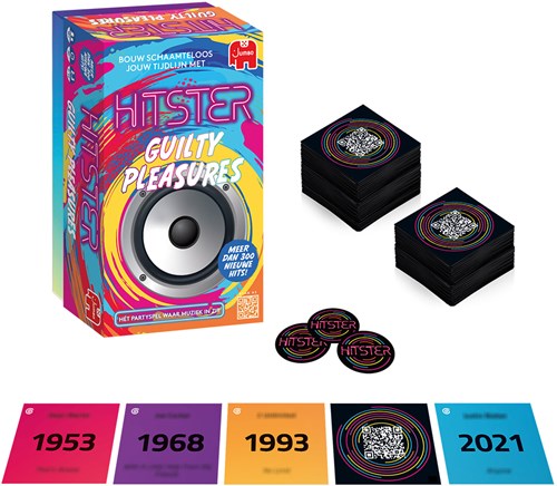 Jumbo juego de mesa Hitster Guilty Pleasures juego musical juego de cartas-2