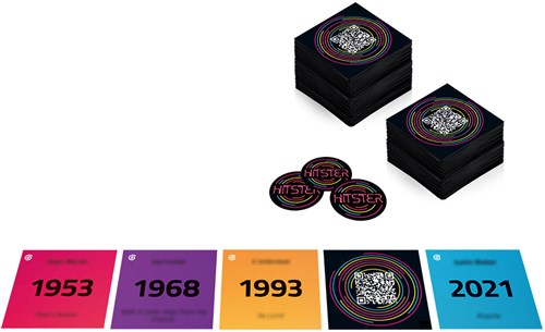 Jumbo juego de mesa Hitster Guilty Pleasures juego musical juego de cartas-3