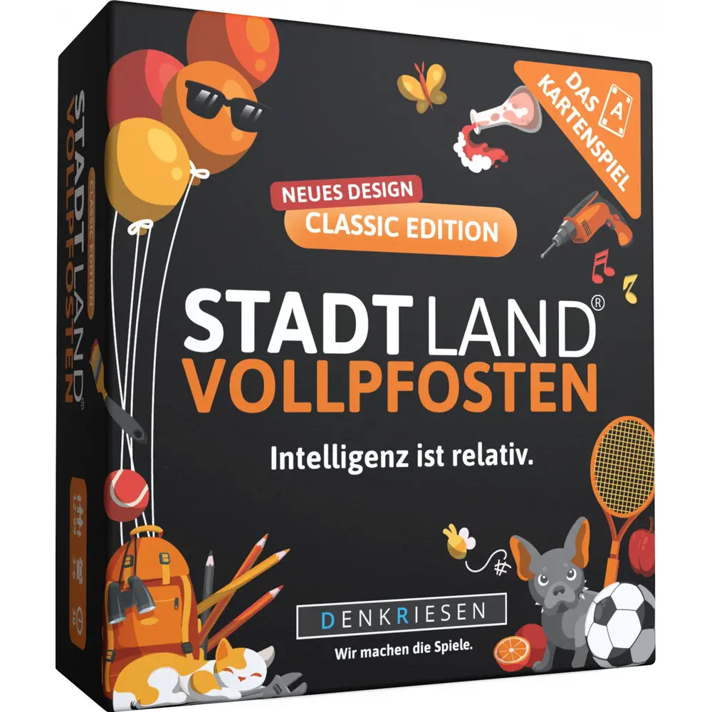 Juego de cartas Vedes STADT LAND VOLLPFOSTEN Classic Edition diversión