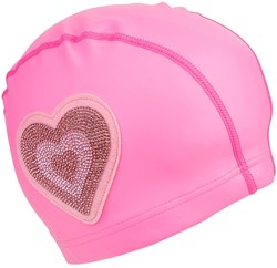 Bling2O gorro de natación para niños - diseño de corazones - accesorio colorido de silicona