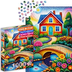 Enjoy Puzzle rompecabezas House of Colors - 1000 piezas diversión colorida
