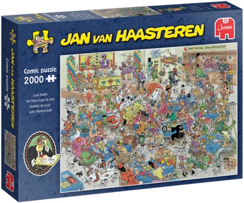 Jumbo puzzle Jan van Haasteren NK Mens Erger Je Niet 2000 piezas dibujo animado